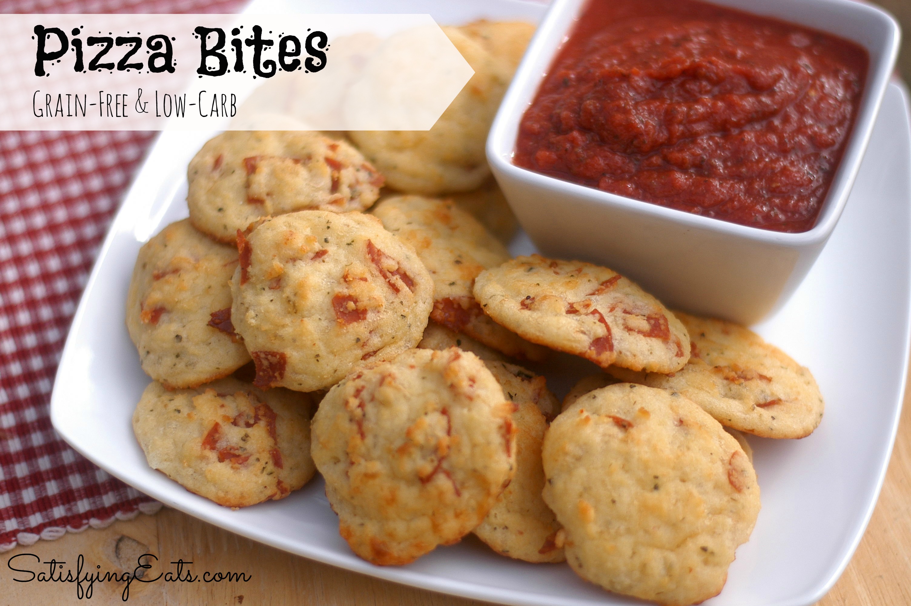 Easy Pizza Bites (GrainFree & LowCarb)