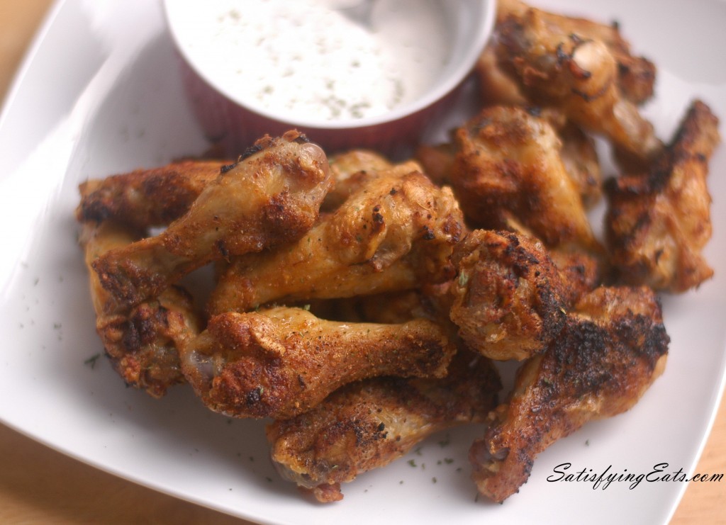 Easy Oven Fried Wings (Ranch or Cajun)
