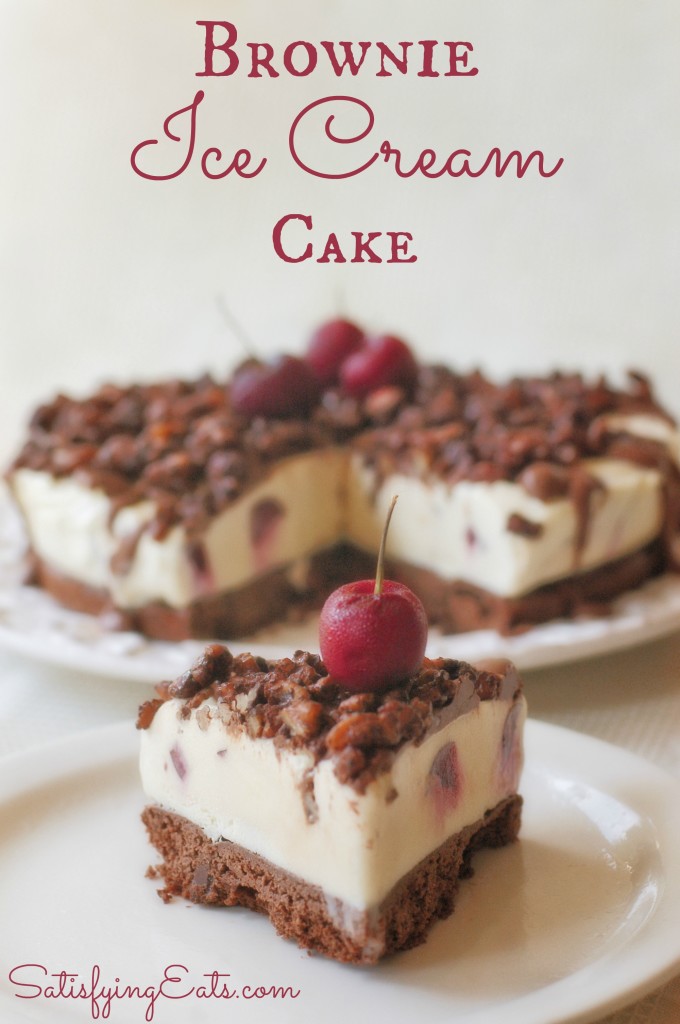 Brownie Ice Cream Cake